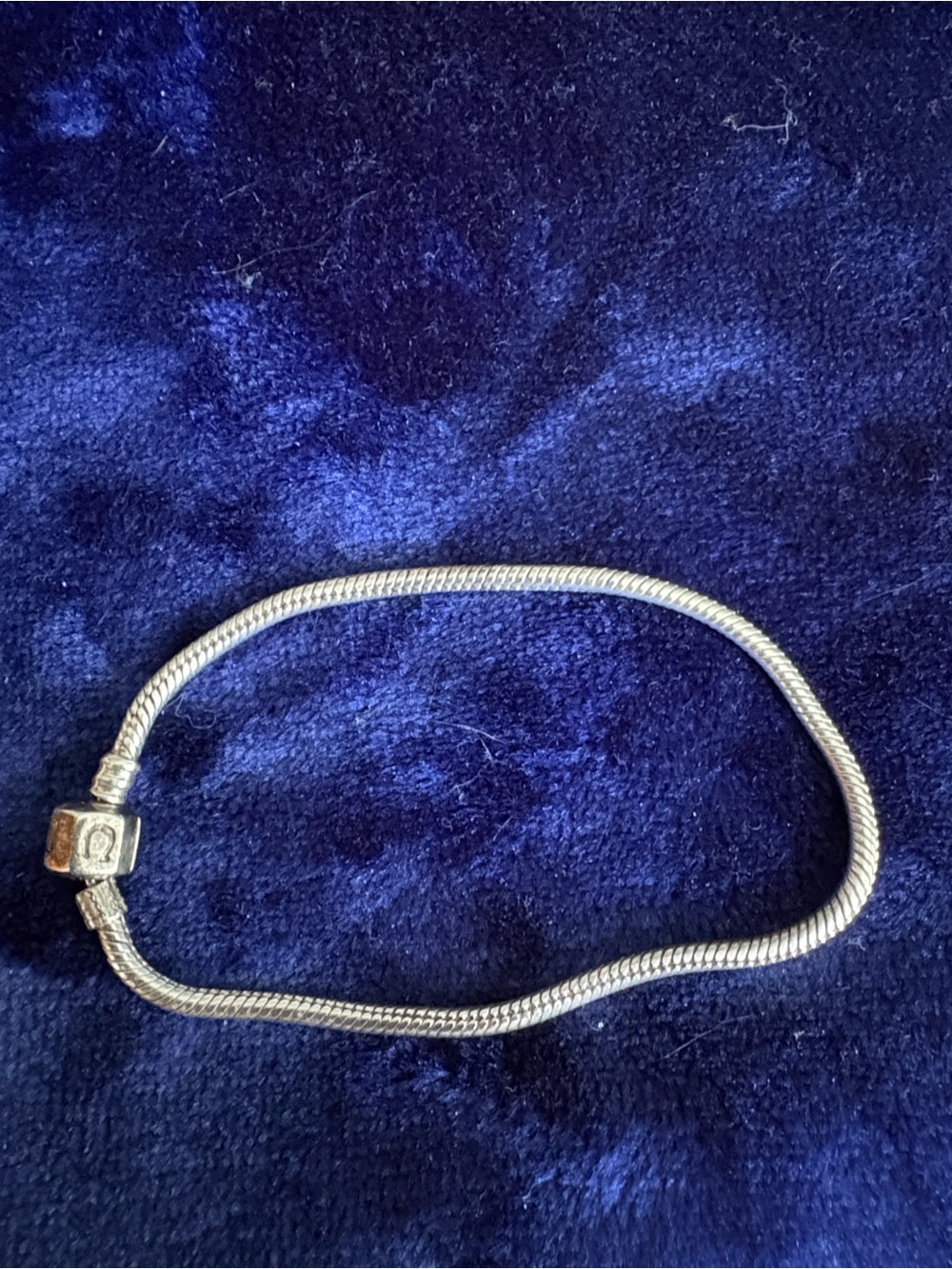 Chamilia Silver Snake Chain Charm Bracelet - Picture 2 of 3